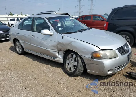 2005 Nissan Sentra Se-R Spec V из США, поврежденный, VIN 3N1AB51D25L480598